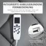 Relax Massagestol med Ståhjälp, Fjärrkontroll - Läder Grå