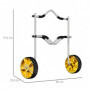 Kayak Transportvagn Aluminium 82 x 25,4 x 77,5 cm