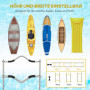Kayak Transportvagn Aluminium 82 x 25,4 x 77,5 cm