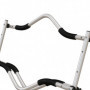 Kayak Transportvagn Aluminium 82 x 25,4 x 77,5 cm