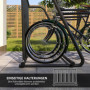 Cykelställ 3 Cyklar 114 x 58 x 75 cm, svart