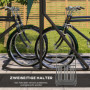 Cykelställ 4 Cyklar 102 x 92 x 130 cm Metall Svart