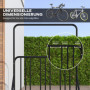 Cykelställ 4 Cyklar 102 x 92 x 130 cm Metall Svart