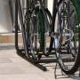 Cykelställ 4 Cyklar 102 x 92 x 130 cm Metall Svart