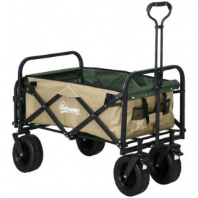 Trädgårdsvagn / Utflykt vagn 110L upp till 100kg 94 x 57 x 77-100 c...