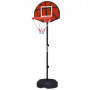Basketställ Höjdjusterbart med Magnetisk Darttavla 98 - 148 cm