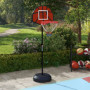 Basketställ Höjdjusterbart med Magnetisk Darttavla 98 - 148 cm