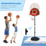 Basketställ Höjdjusterbart med Magnetisk Darttavla 98 - 148 cm