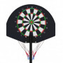 Basketställ Höjdjusterbart med Magnetisk Darttavla 98 - 148 cm