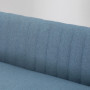 Soffa 2-stis Retrodesign Blå, Träben 117 x 56,5 x 77 cm
