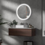 Badrumsspegel med LED Belysning Rund Ø70 cm