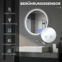 Badrumsspegel med LED Belysning Rund Ø70 cm