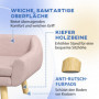 Hundsoffa Scandi Design 102 x 58,5 x 42,5 cm Rosa Naturlig