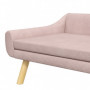 Hundsoffa Scandi Design 102 x 58,5 x 42,5 cm Rosa Naturlig