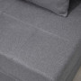 Bäddfåtölj Fåtölj Mörkgrå 174 x 70 x 15 cm