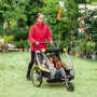 Cykelvagn - Joggingvagn för Barn 2-in-1 Gul