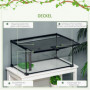 Glasbur Avelslåda För Reptiler & Spindeldjur – Terrarium 50×30×25 C...