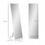 Helkropp Golvspegel med LED Belysning 148 x 50 cm