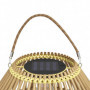 Trädgårdslampa Solcell Rotting Lykta Boho Design