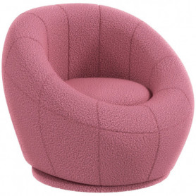 Barnfåtölj Teddy Fleece Rosa 60 x 56 x 48 cm