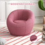 Barnfåtölj Teddy Fleece Rosa 60 x 56 x 48 cm