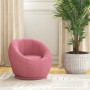 Barnfåtölj Teddy Fleece Rosa 60 x 56 x 48 cm