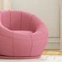 Barnfåtölj Teddy Fleece Rosa 60 x 56 x 48 cm