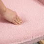 Gungstol Retro Teddy Fleece Rosa 92 x 71x 101 cm