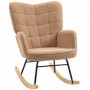 Gungstol Retro Teddy Fleece Brun 92 x 71x 101 cm