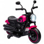 Elmotorcykel med Stödhjul, Strålkastare för Barn 1,5 till 3 år, Rosa