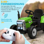 Elbil för Barn Traktor med Släp Görn - Svart