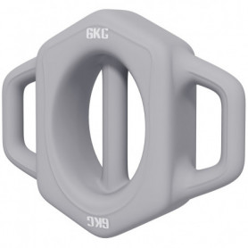 3-i-1 Multifunktionell Hantel 6 kg Grå