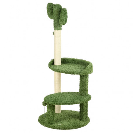 Kattträd Kaktus 2 Plattformer för Inomhus 111 cm (H)
