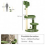 Kattträd Kaktus 2 Plattformer för Inomhus 111 cm (H)
