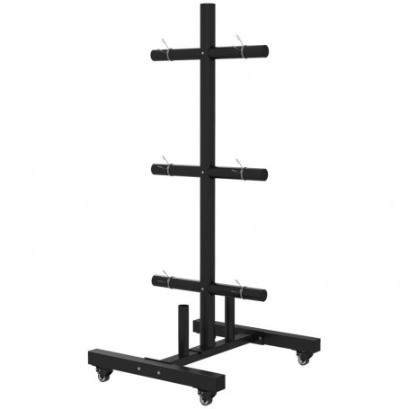 Viktställ upp till 200 kg 70 x 60 x 135 cm Svart