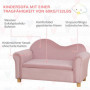 Barnsoffa 2-sits med Förvaringsutrymme 84 x 41,5 x 48,5 cm, Rosa