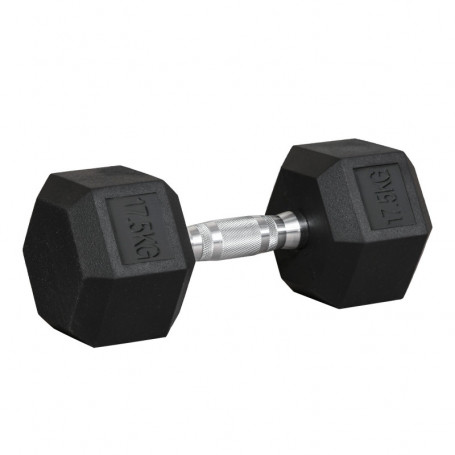 Hantel 17,5 kg Metall Gummi