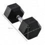 Hantel 17,5 kg Metall Gummi