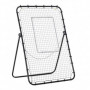 Football Rebounder Justerbar Vinkel Svart 123 x 73 cm
