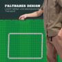Football Rebounder Justerbar Vinkel Svart 123 x 73 cm