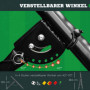 Football Rebounder Justerbar Vinkel Svart 123 x 73 cm