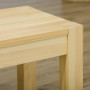 Bänk i Trä 3-sits 150W x 33D x 45H cm Natur