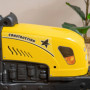 Trampbil Traktor med Släp Metallram Gul - Svart
