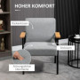 Fåtölj Scandi Design Grå