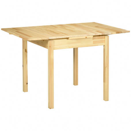 Fällbart Matbord 4 personer Trä Naturlig Utseende