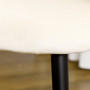 2-pack Matsalsstolar Sammet Beige Skalformat