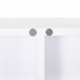 Medicinskåp Låsbart med 6 Innerfack, Robust Stålstomme 55 x 60 x 18 cm Vit