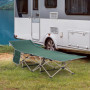 Campingsäng med Tygpåse Grön - Beige 190 x 68 x 52 cm