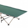Campingsäng med Tygpåse Grön - Beige 190 x 68 x 52 cm