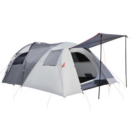 Campingtält 4-5 Personer med Golvmatta 4,90 x 2,50 x 1,85 m